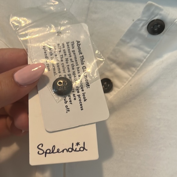 Splendid cotton/button down top - Picture 3 of 4